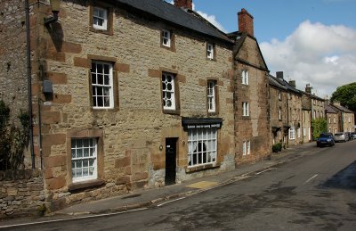 Ancient street in Winster Derbyshire England