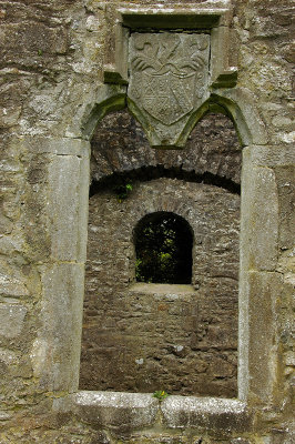Window in Loughcrew Gardens, Ireland