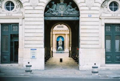 Entrance to the Monnaie de Paris Museum