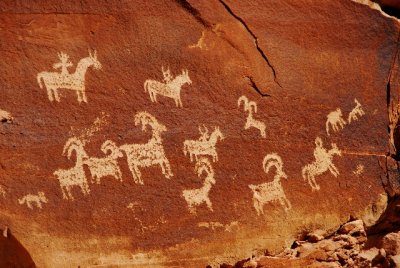 Petroglyphs - Arches NP - Moab, Utah