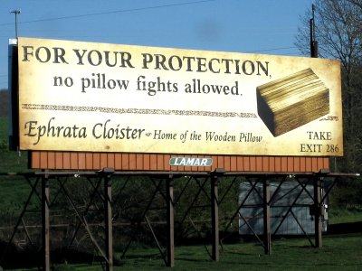 Ephrata Cloister - No Pillow Fights Allowed