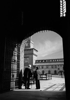 Inside Castello Sforzesco