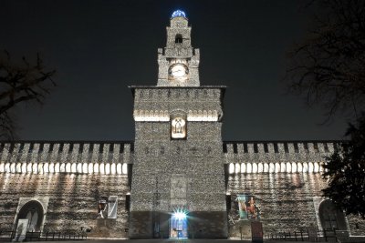 Castello Sforzesco by night