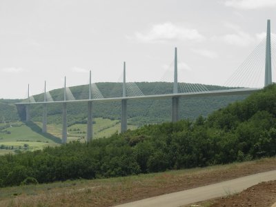Tallest bridge in the world over the Tarn river