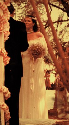 This is me at my first wedding, May 1983, not paying attention. Perhaps that is where it all went wrong. 8-)