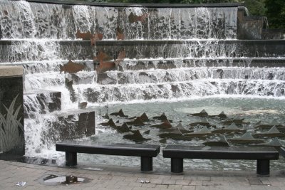 Salmon Sculpture