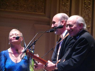 The Trio during their set