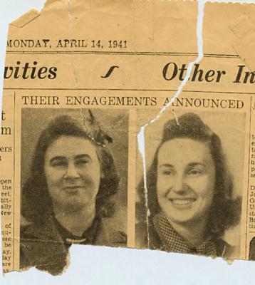 Sylvia's engagement - Passover 1941.jpg