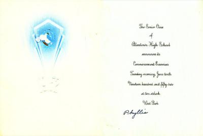Phyllis high school graduation announcement 1952.jpg