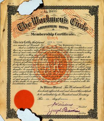 Jake Thomas' Workmans Circle Certificate - 12-4-28.jpg