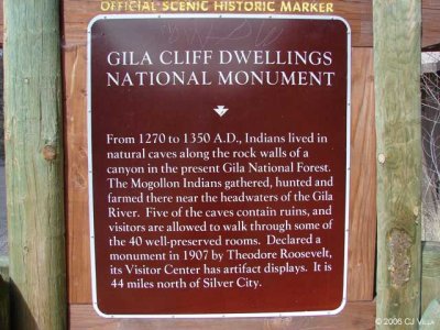 2009 November NM Gila Cliff Dwellings NM
