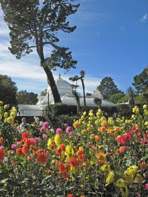 Dahlia Garden with Conservatory <br />3931