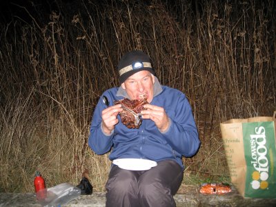 IMG_0002 Larry eating steak.JPG