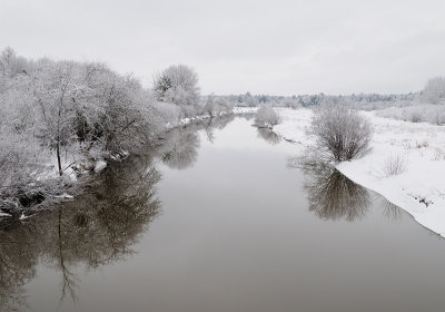 Winter morning on the Cornwallis River