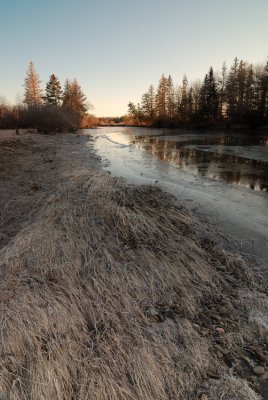 Early spring morning on the Stewiacke River