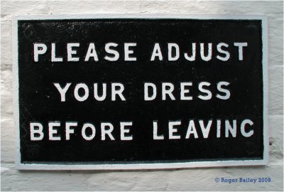 Please adjust your address before leaving.