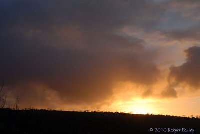 Stormy sunset  - 2 Apr 2010