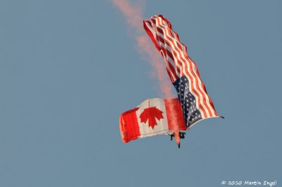 The Canadian Skyhawks  Parachute Demonstration Team