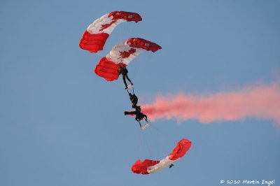 The Canadian Skyhawks  Parachute Demonstration Team