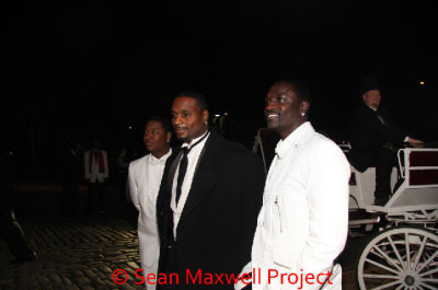 Devyne Stephens, Akon and Yung Joc at Atlanta History Center