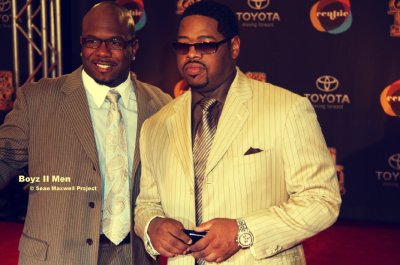 Boyz-II-Men on the Red Carpet at the Soul Train Music Awards Show in Atlanta on Nov 3rd 2009