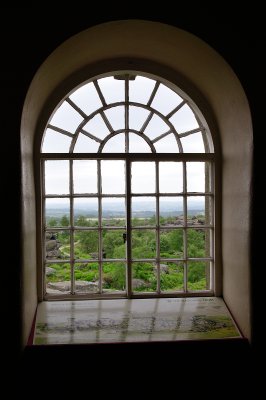 A Window on Brimham Rocks