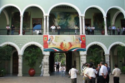 inner courtyard