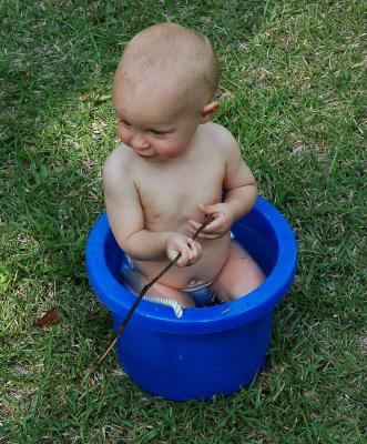 Here fishy, fishy