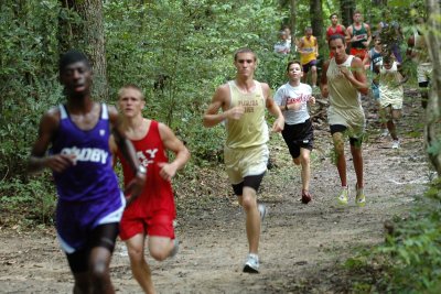 Florida High runner in the woods