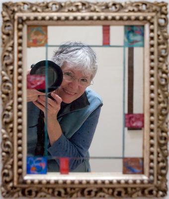 Ann in a favorite family mirror