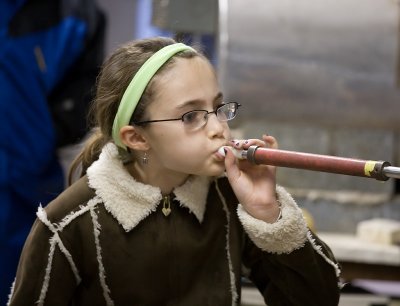 Making Ornaments at Gossamer Glass