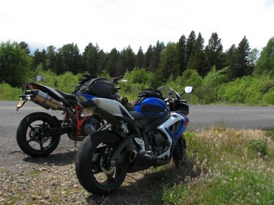 Bikes before Glenwood