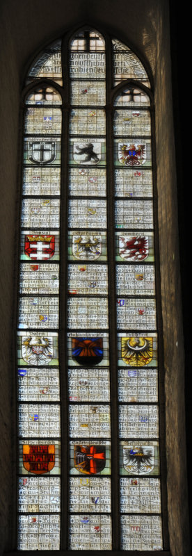 Stained glass window, Marienkirche