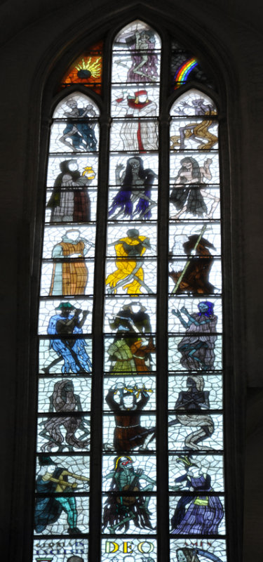 Stained glass window, Marienkirche