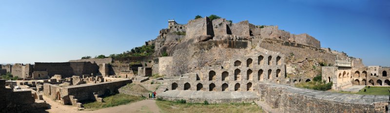 Panoramic view of Golconda Fort, Hyderabad