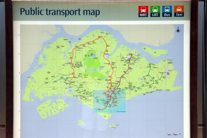 Singapore Public Transport Map
