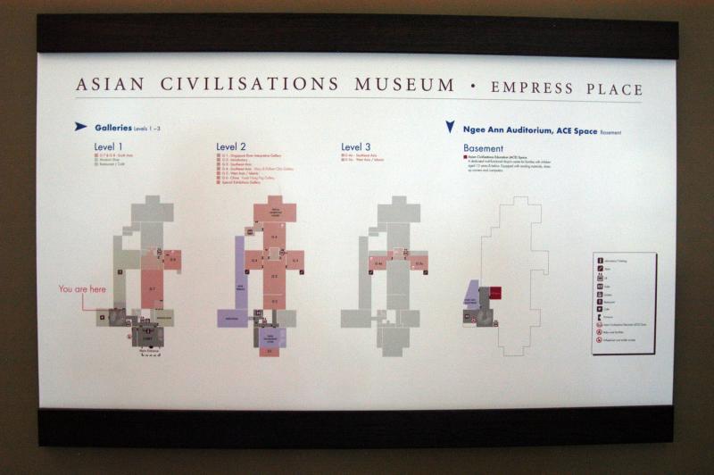 Floorplan of the Asian Civilizations Museum