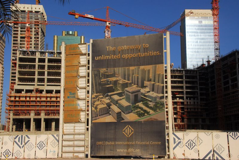 Dubai International Financial Centre sign