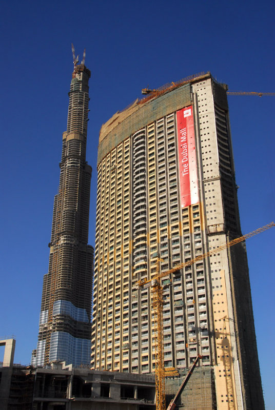 The Dubai Mall Hotel and Burj Dubai