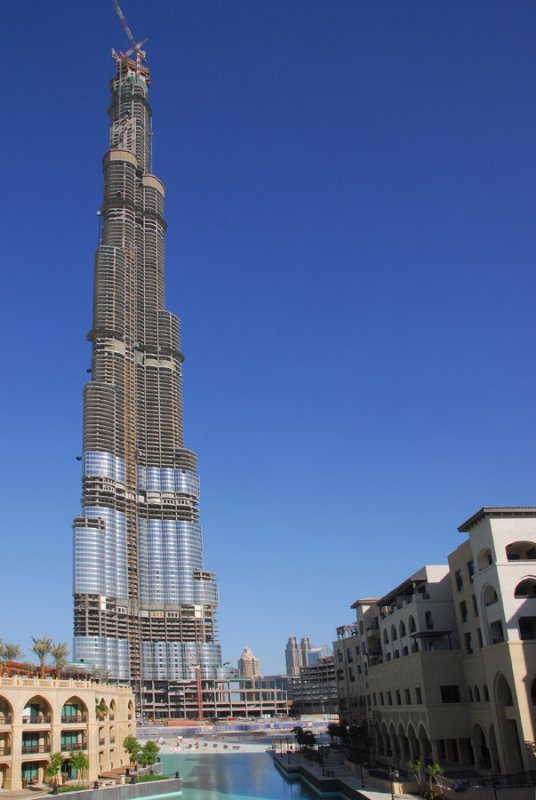 Burj Dubai from the Palace Hotel