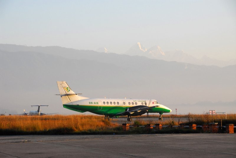 Yeti Airlines J41 departing Kathmandu runway 20, Nepal 9N-AIB