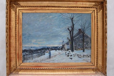 Temps de neige  Veneux-Nadon, Alfred Sisley, 1880