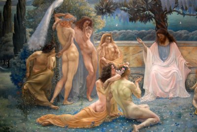 Lcole de Platon by Jean Delville, 1898