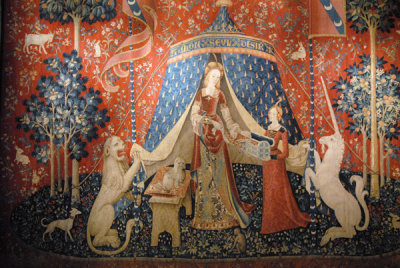 Tapestry series The Lady and the Unicorn Muse du Cluny