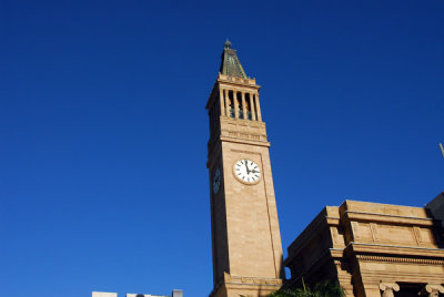 Brisbane City Hall and clock tower