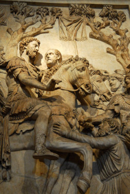 High relief from monument honoring Marcus Aurelius (176 AD)