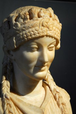 Herm of a Caryatid, Augustan age, Sale degli Horti di Mecenate