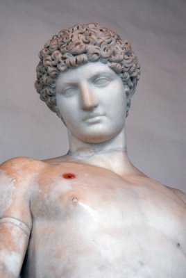 Capitoline Antinous (Antinoo Capitolino) found at the Villa Adriana in Tivoli