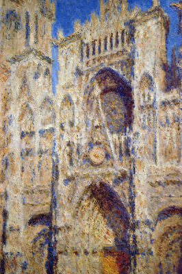 Rouen Cathedral: The Portal (in Sun) by Claude Monet, 1892