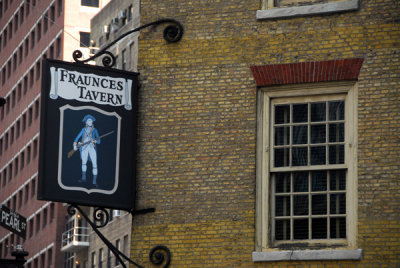 Fraunces Tavern, one of the few 18th Century buildings in New York City